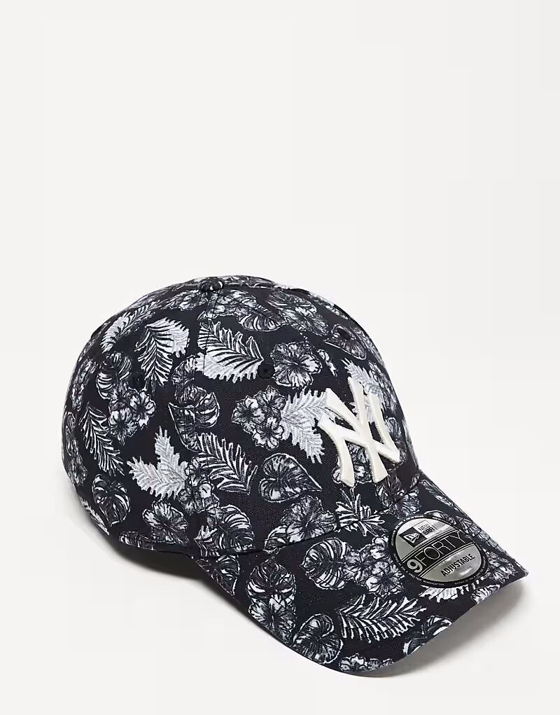 

Кепка New Era NY Yankees 9forty с монотонным принтом листьев