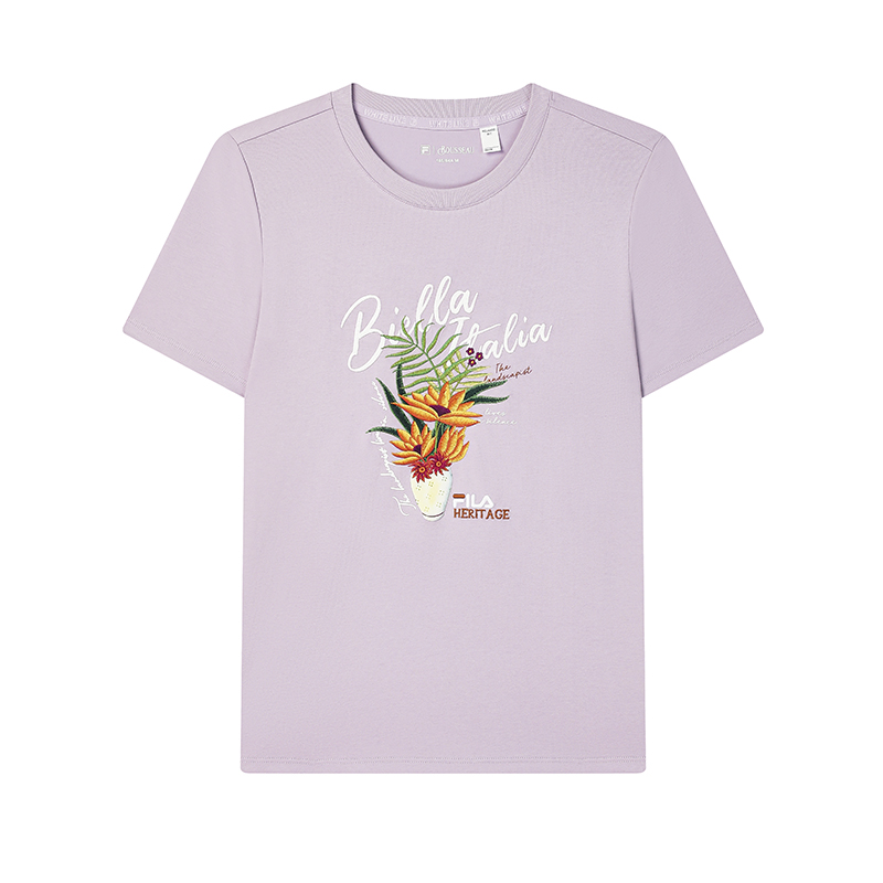 

FILA Футболка LUSUO женская Jingle Bell Purple