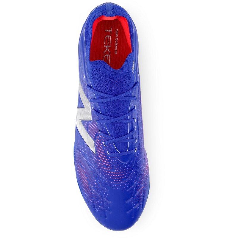 Футбольные бутсы для игры на траве Tekela Pro Low Laced FG V5 New Balance, синий — фото 3