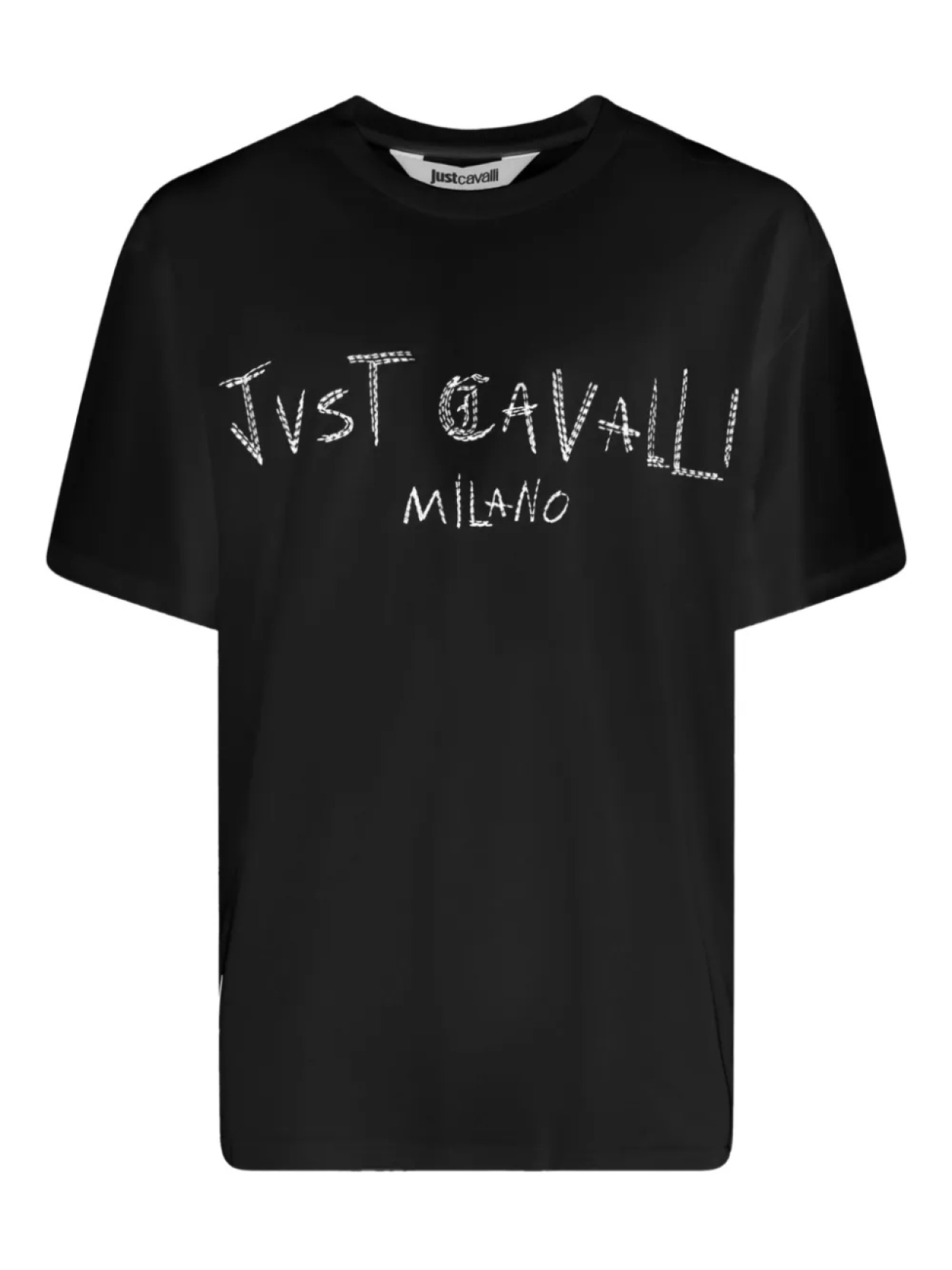 

Just Cavalli logo-print Футболка, черный