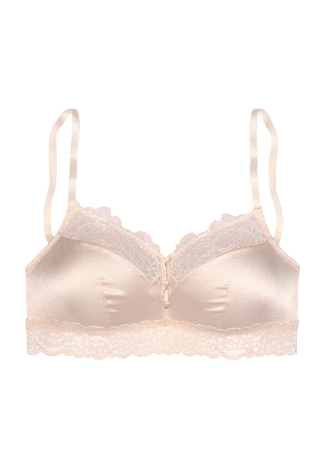 

Бралетт Alana, с содержанием шелка, цветочный, для женщин LASCANA, цвет Champagne