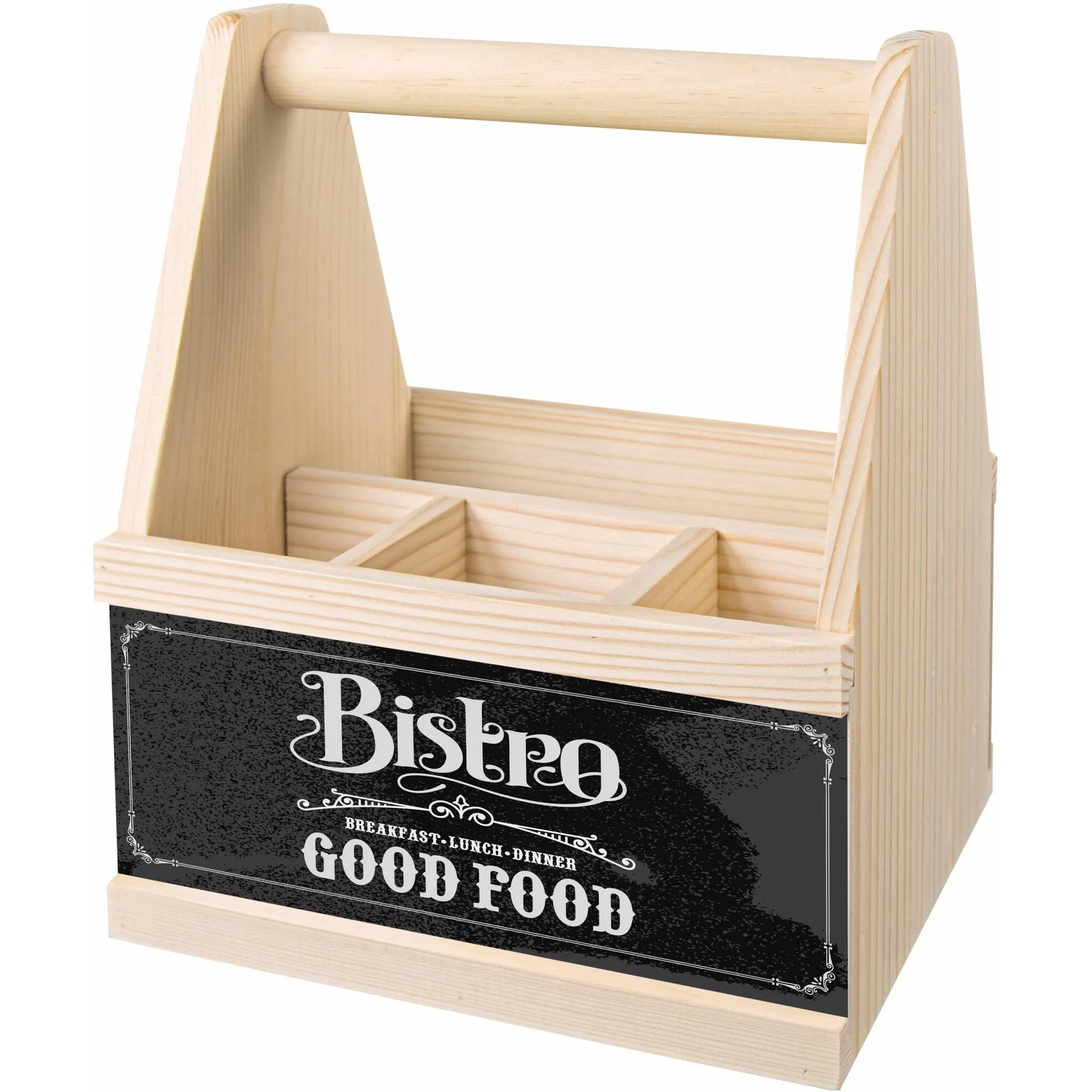 

Подставка для столовых приборов Contento «Bistro Good Food», цвет natur/schwarz