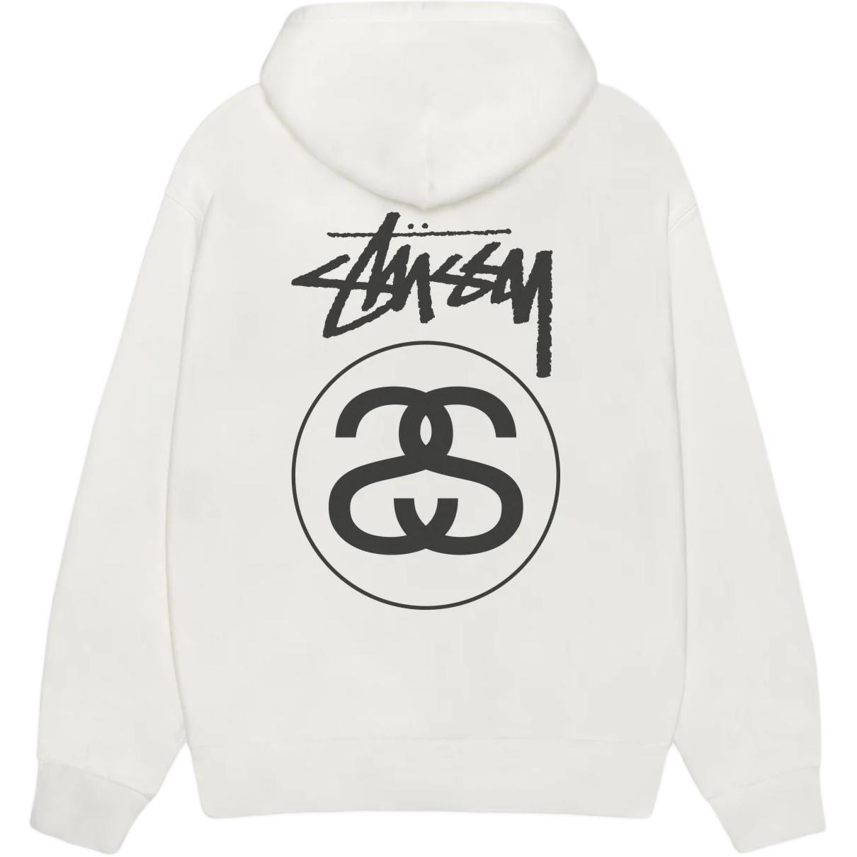Свитшот с капюшоном Stock Link Zip Hoodie Pigment Dyed унисекс Stussy, черный — фото 4