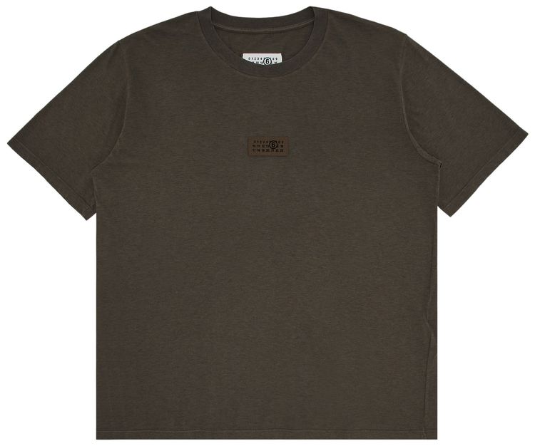 

Футболка MM6 Maison Margiela Jersey T-Shirt 'Taupe', серый