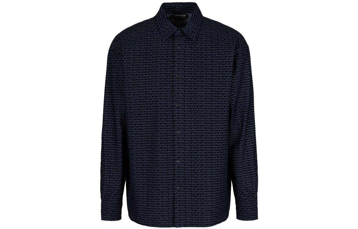 

Футболка мужская джинсовая синяя EMPORIO ARMANI