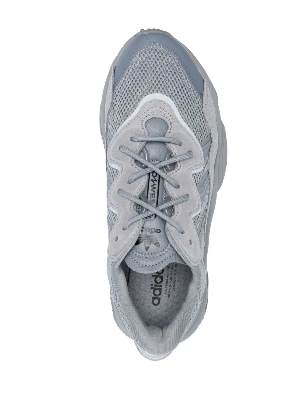 Кроссовки Ozweego Adidas, серый — фото 4