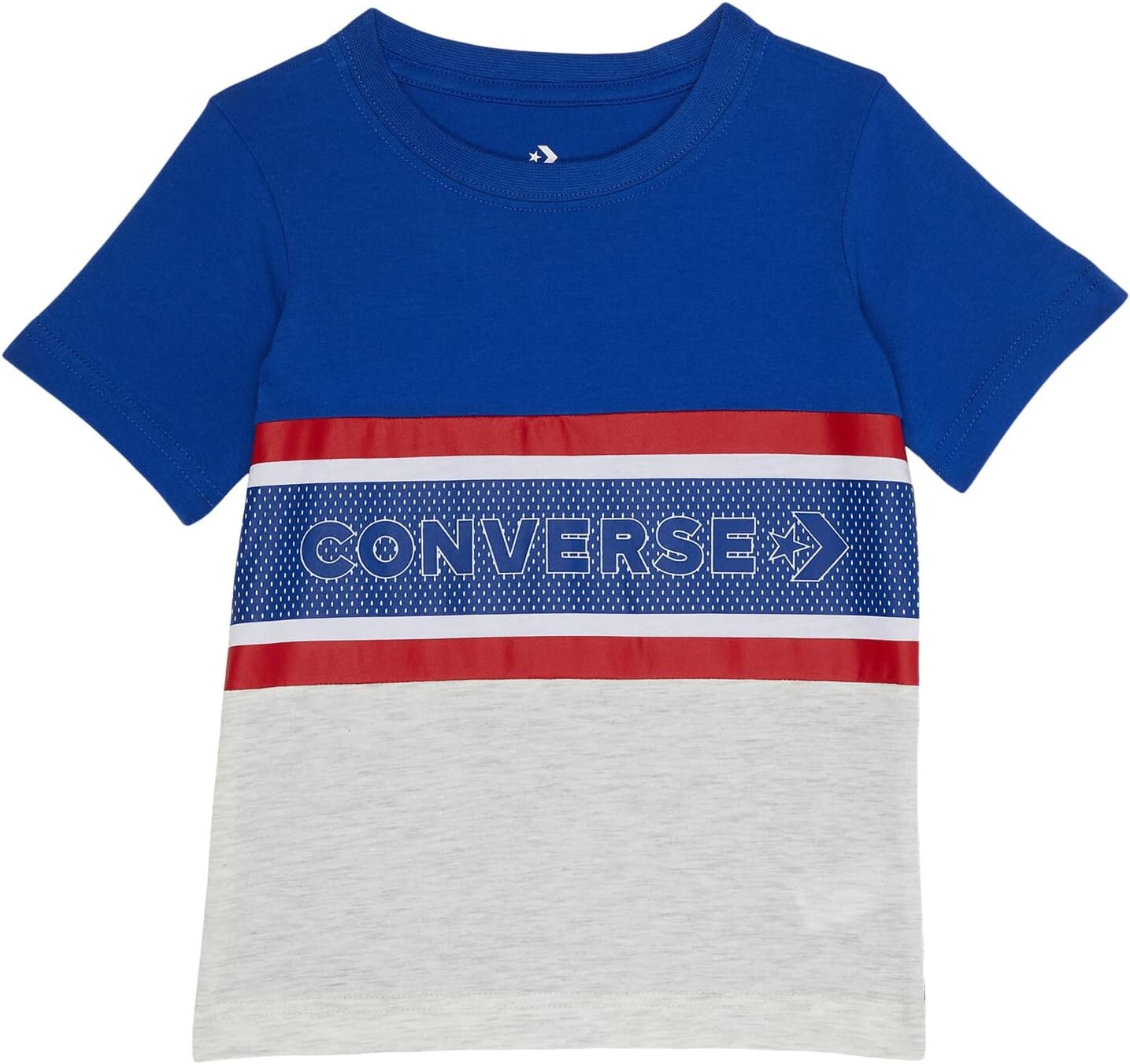 

Футболка Converse Retro Striped Short Sleeve Tee, синий