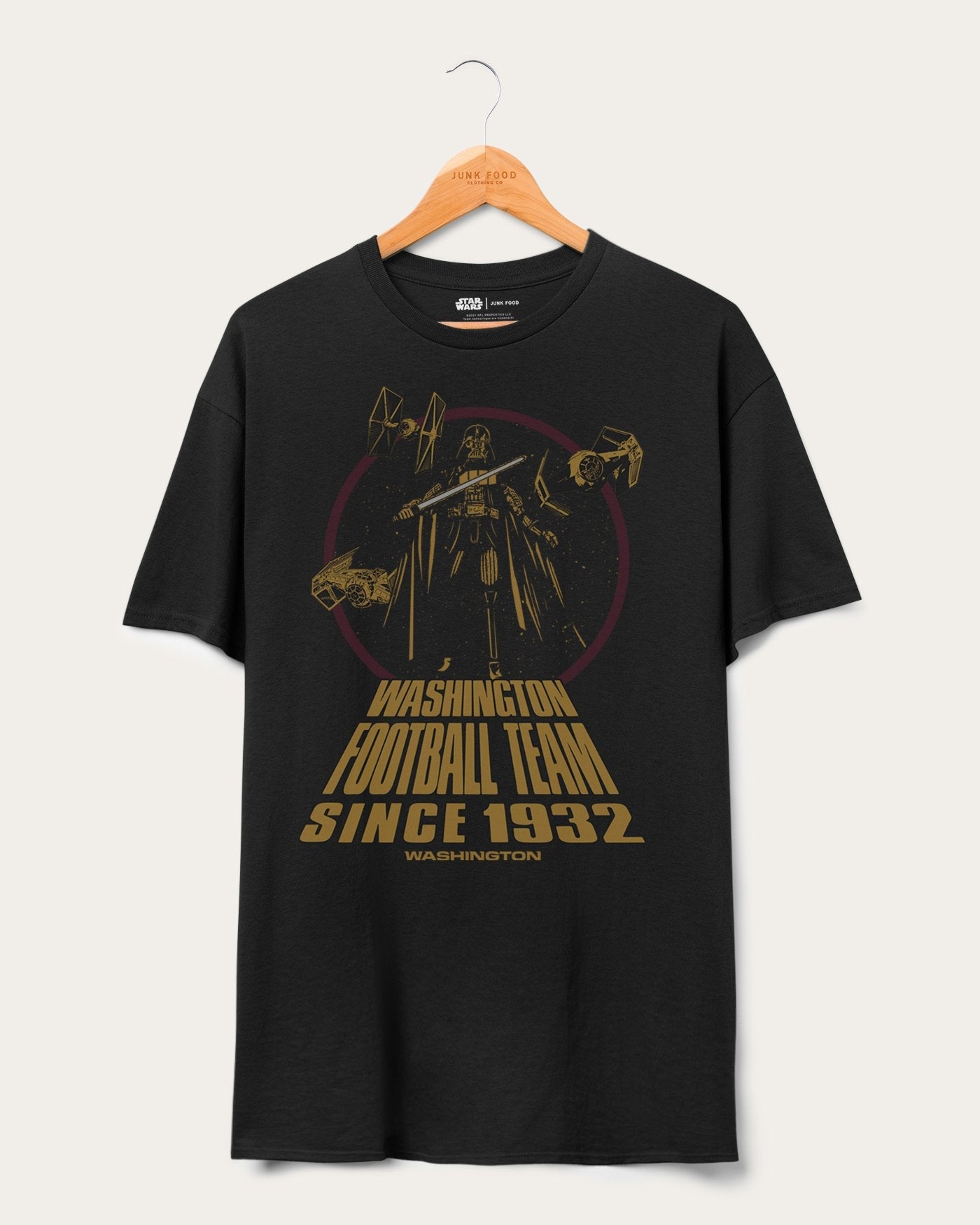 

Футболка Washington Star Wars Crawl Junk Food Clothing, черный