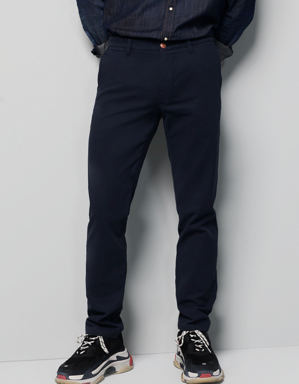 

Тканевые брюки Meyer Chino, морской