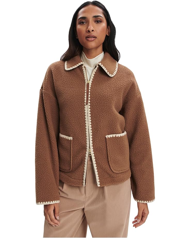 

Женское пальто Varley Ruiko Zip Through Fleece, Cocoa Dust