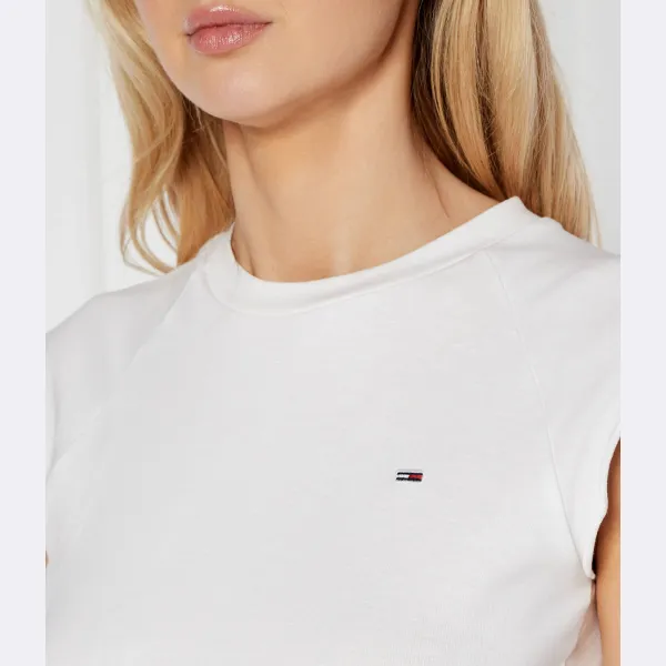Укороченный топ Tommy Hilfiger, белый — фото 4