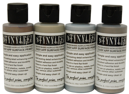 

Аксессуары Badger Air-Brush Co. Stynylrez Primer: 4-Tone Color Pack (2oz)