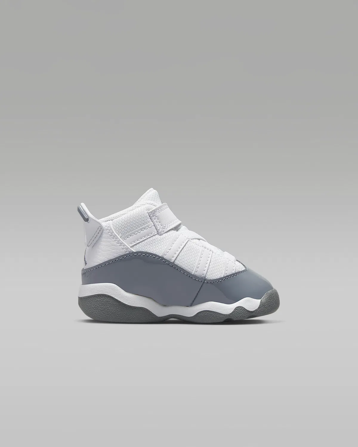Детские кроссовки Jordan 6 Rings, White/White/Cool Grey — фото 3