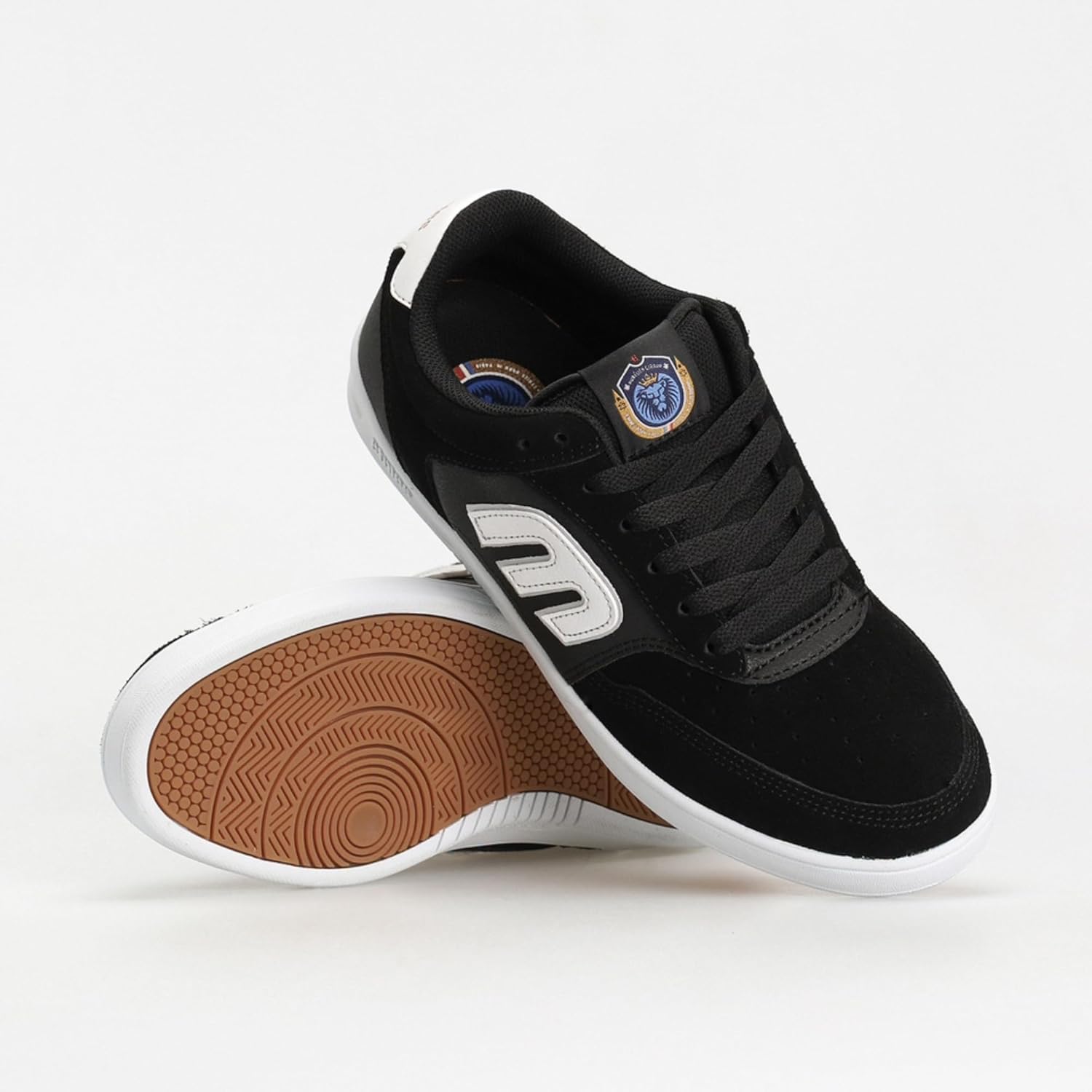 Кеды Etnies для взрослых, унисекс, модель The Aurelien Low Top, белый/черный — фото 3
