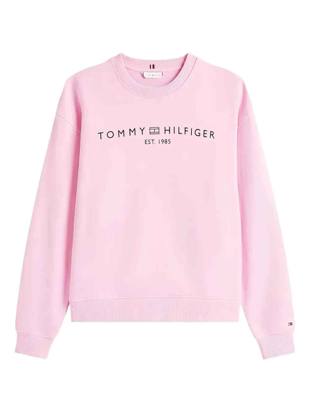 

Свитшот с вышитым логотипом Tommy Hilfiger, розовый