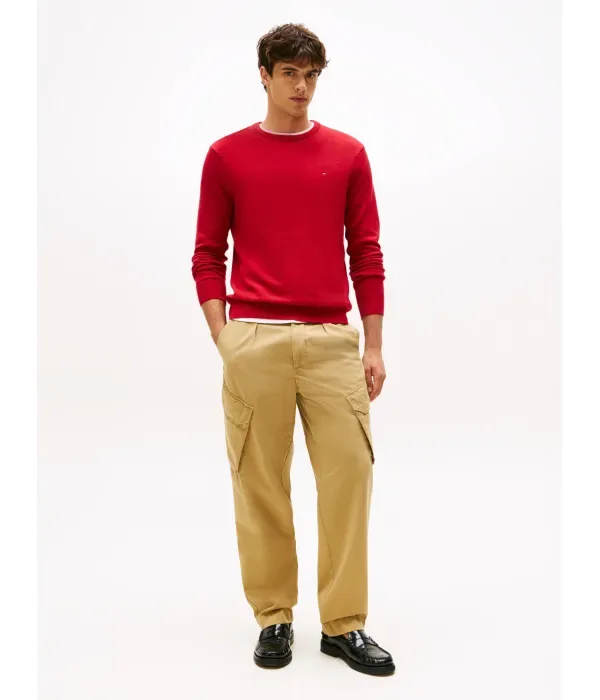 Незаменимый свитер regular fit Tommy Hilfiger, красный — фото 2