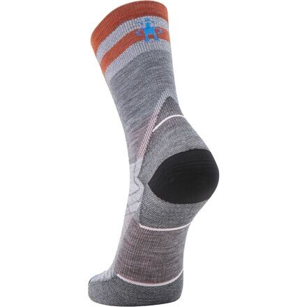 

Носки Run Zero Cushion Mid Crew с узором Smartwool, средне-серый
