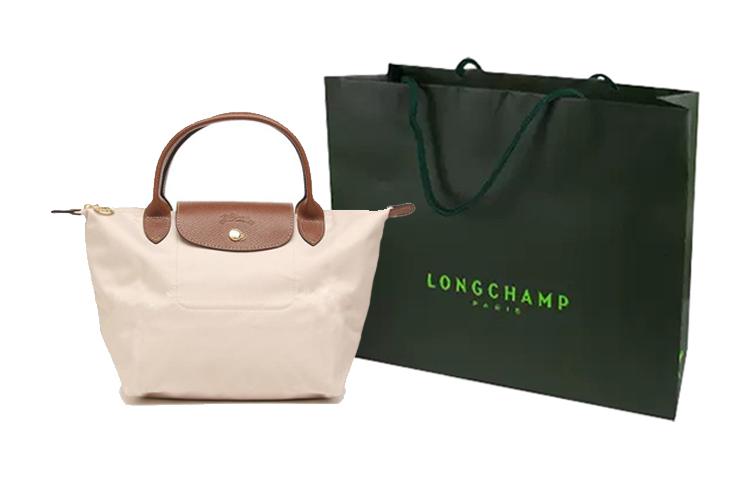 

LONGCHAMP Сумка Le Pliage из холста с кожаными вставками