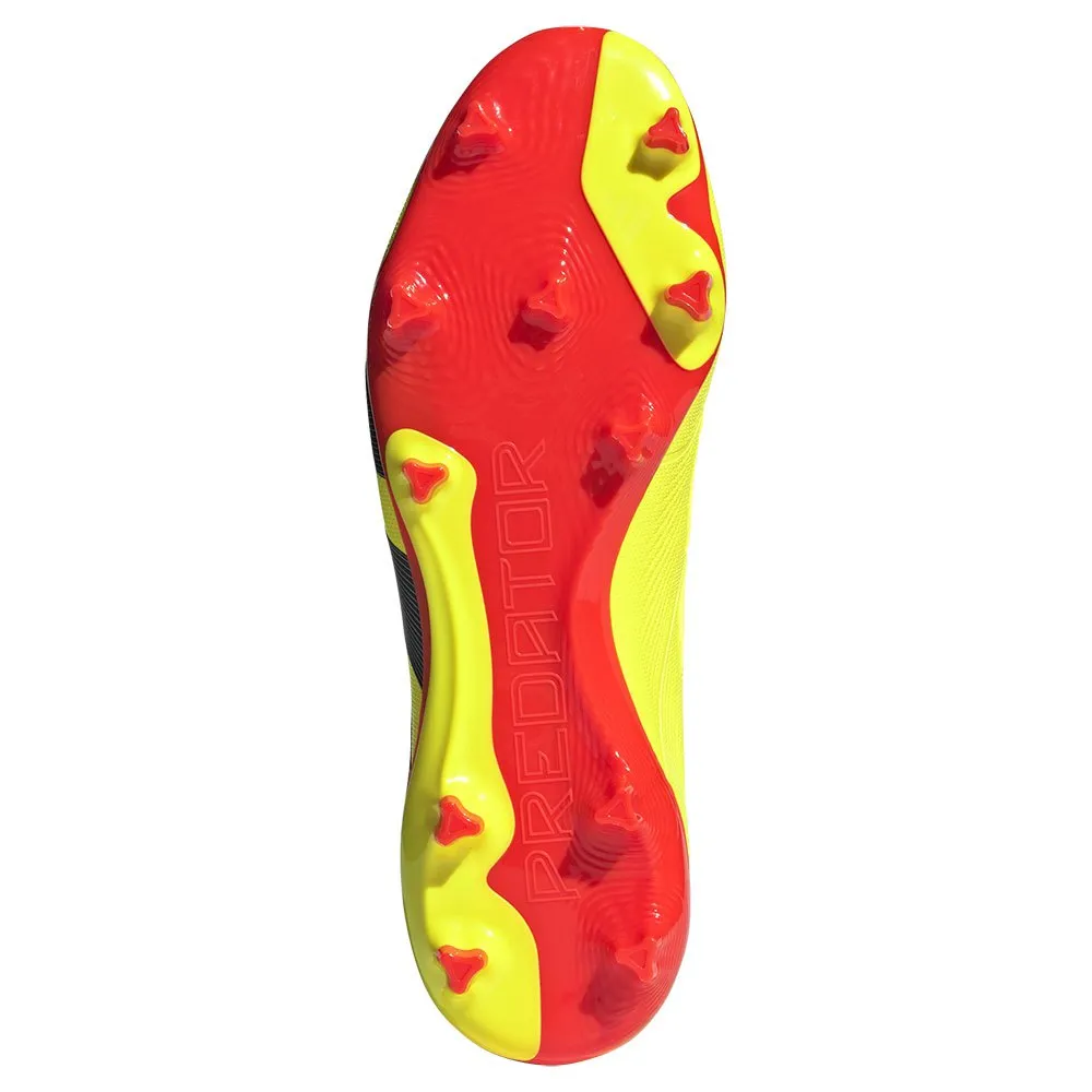 Футбольные бутсы adidas Predator League Laceless FG, желтый — фото 2