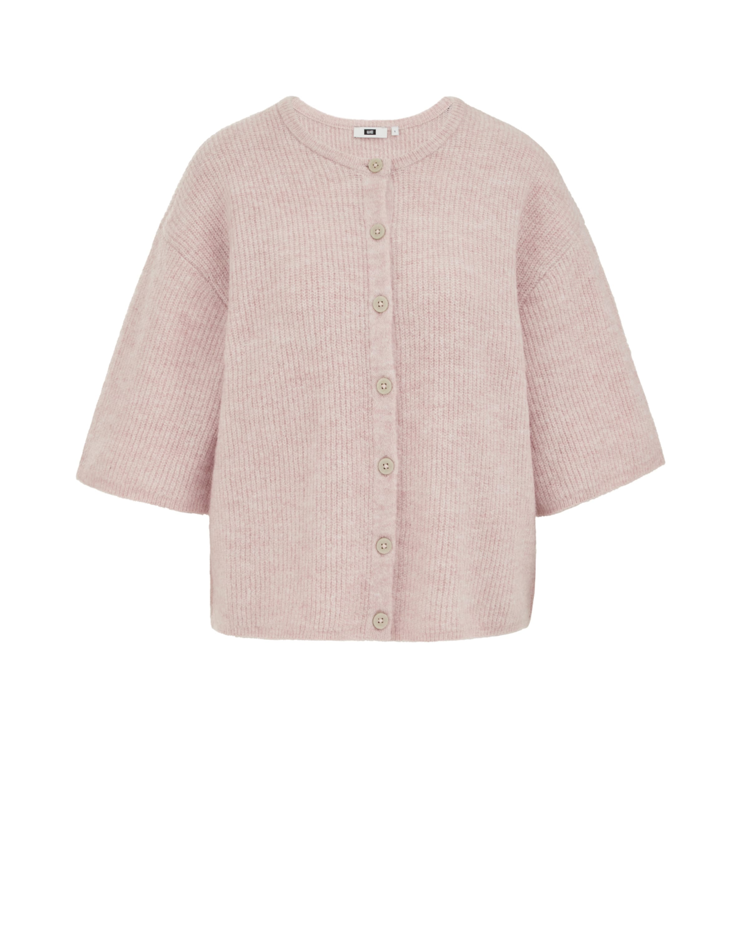 

WE Fashion Кардиган из трикотажа в светло-розовом цвете