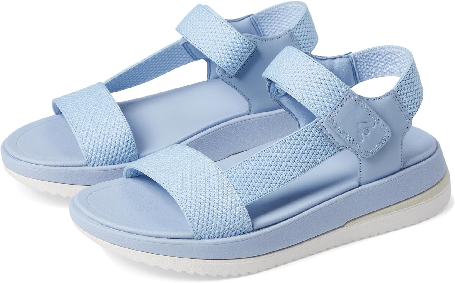 

Сандалии FitFlop Surff Two-Tone Webbing Leather Back-Strap Sandal, цвет Skywash Blue