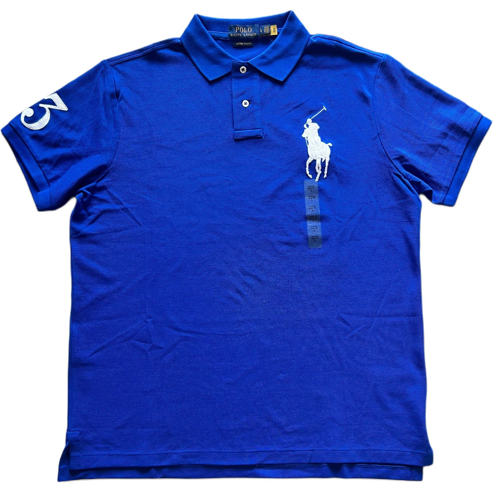 

Polo Ralph Lauren Синяя поло SS24 для мужчин, Синий, Polo Ralph Lauren Синяя поло SS24 для мужчин