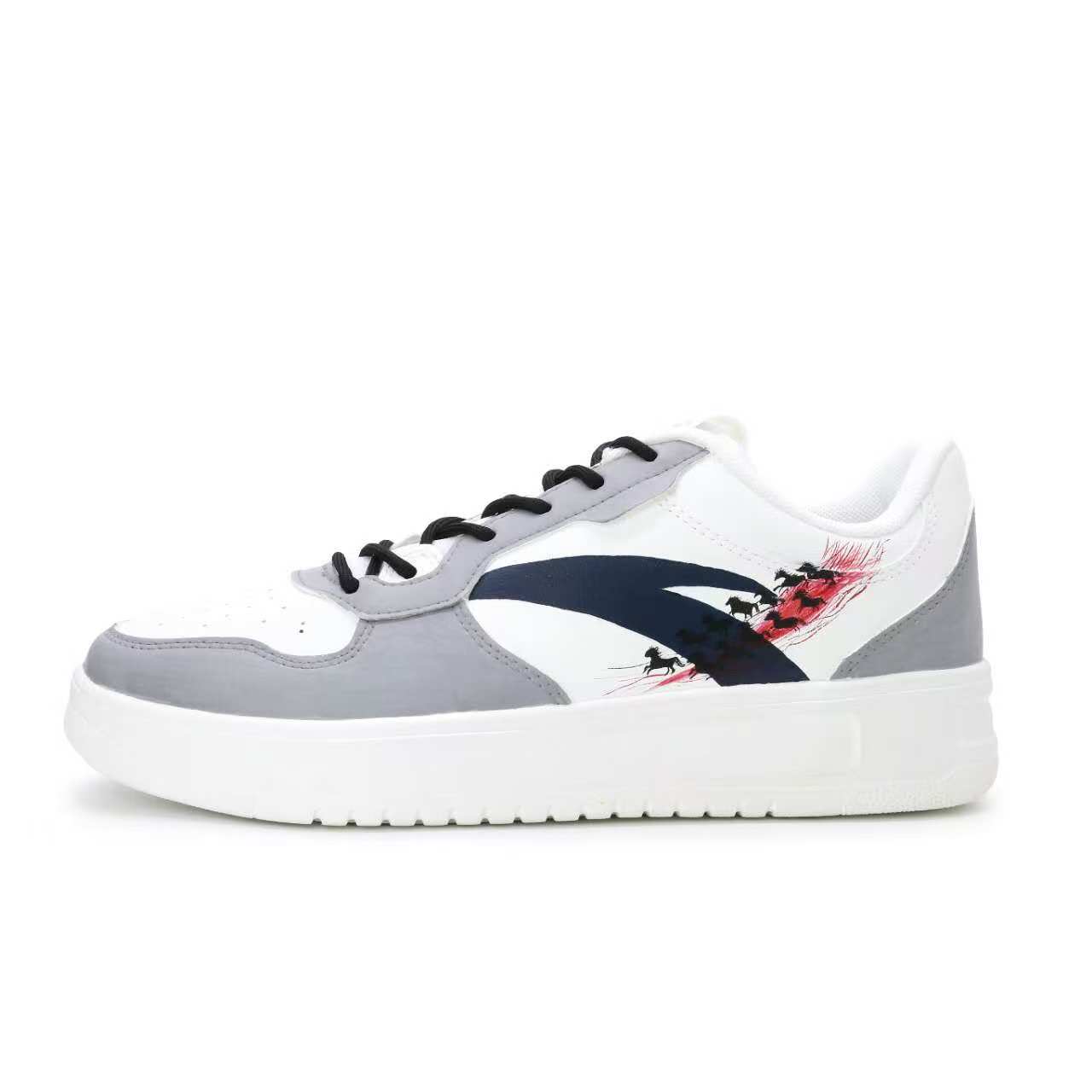 

Легкие и дышащие низкие кроссовки для скейтбординга Unisex ANTA, белый