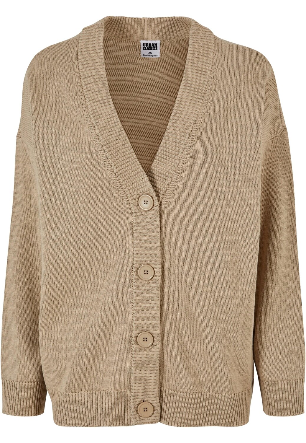 

Кардиган Urban Classics Gestrickte Strickjacke, цвет wetsand