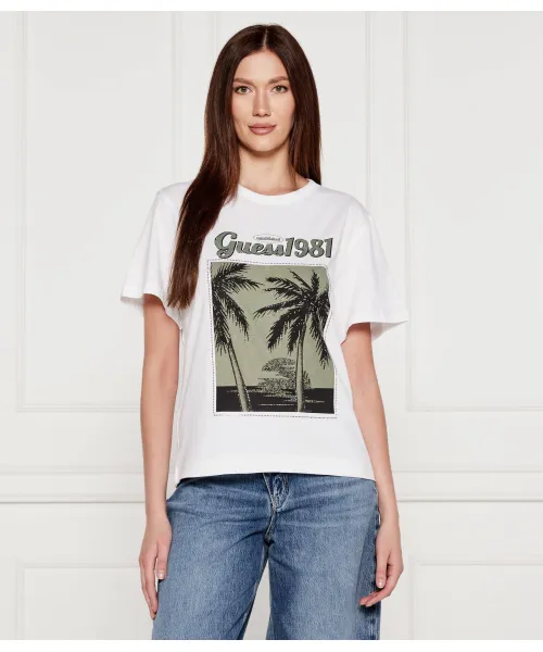 

Футболка Regular fit Guess Jeans, белый