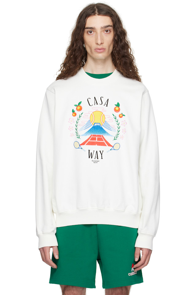

Свитшот Casa Way горный Casablanca, цвет off-white
