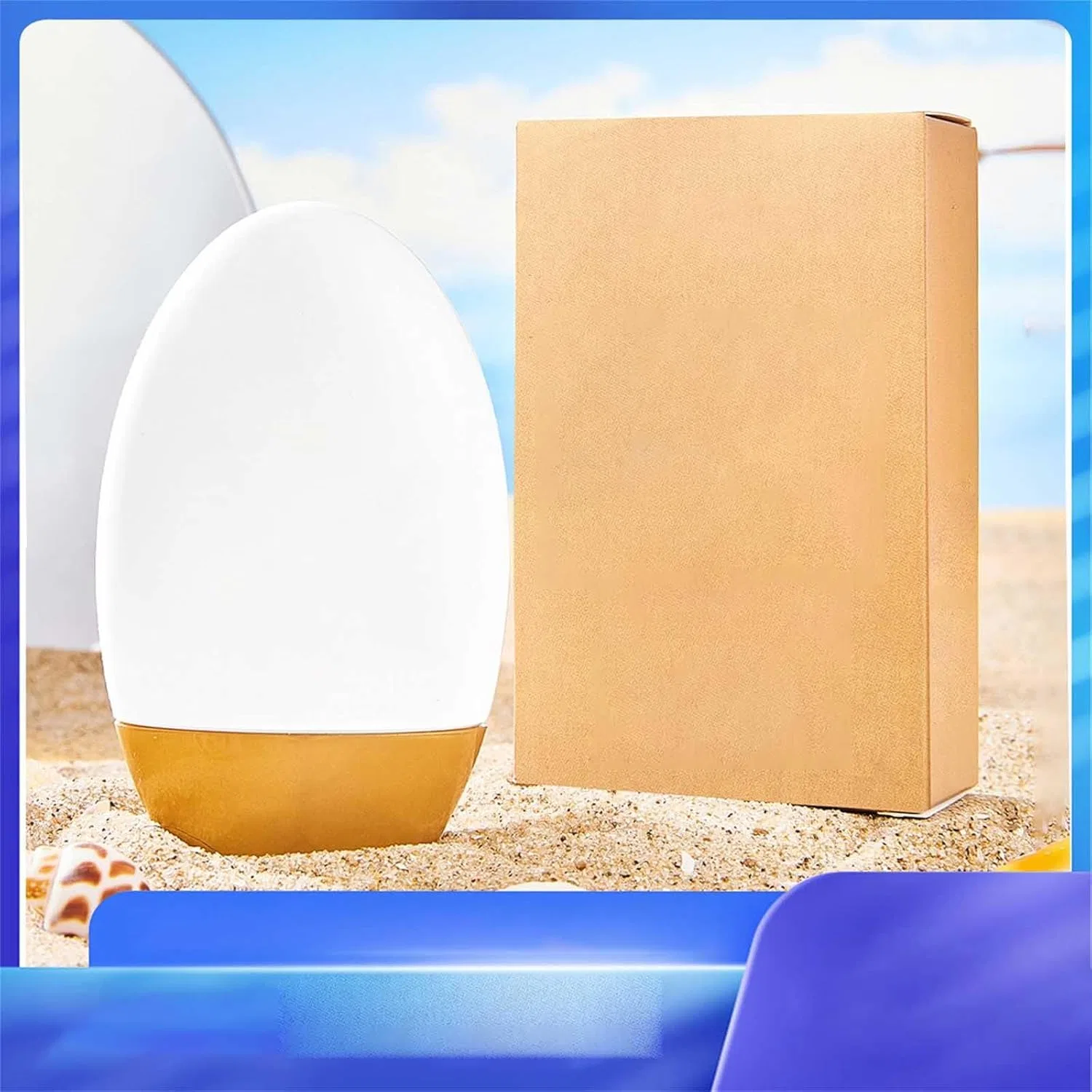 Солнцезащитный крем для лица Snail Frost Function SPF 30 водостойкий 60 г желтый Generic — фото 4