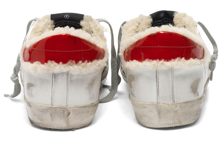 Кроссовки для скейтбординга Super-Star женские, низкие, белые Golden Goose — фото 3