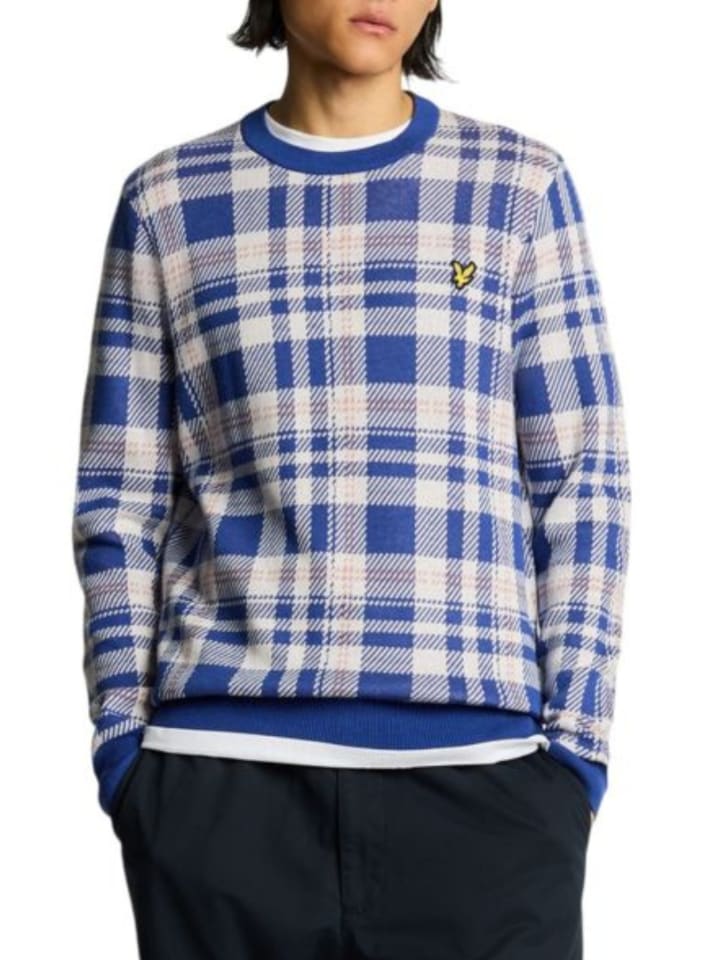 

Вязаный свитер Lyle & Scott, цвет pastelllila