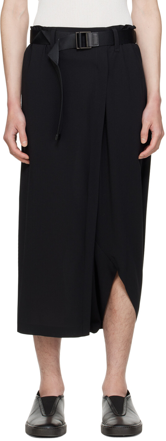 

Черные базовые брюки с бесшовным низом 132 5. Issey Miyake, цвет Black