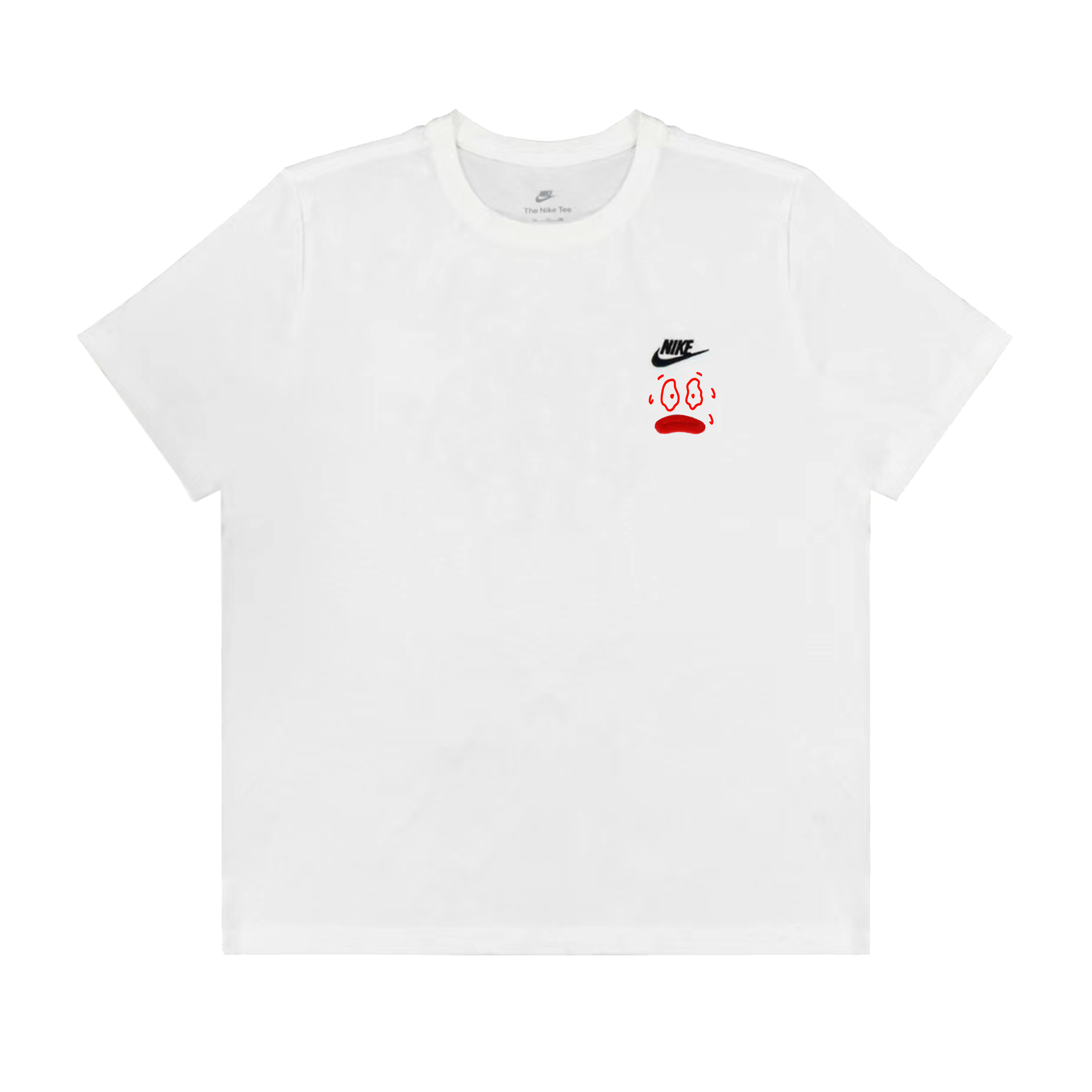 

Nike Спортивная футболка мужская белая, Белый, Nike Спортивная футболка мужская белая