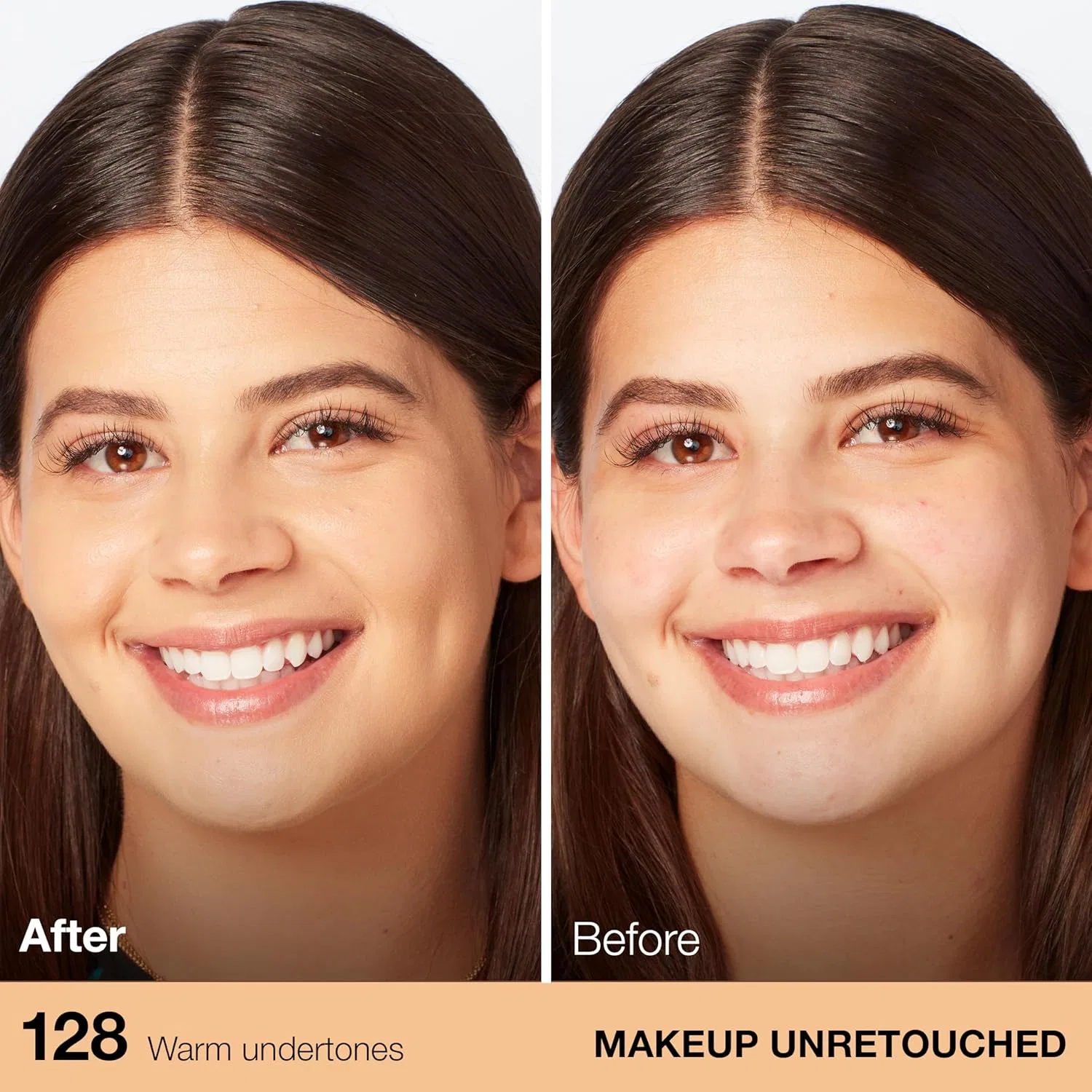 Тональная основа Fit Me Dewy + Smooth Warm Nude Maybelline 1 шт 30 мл — фото 3