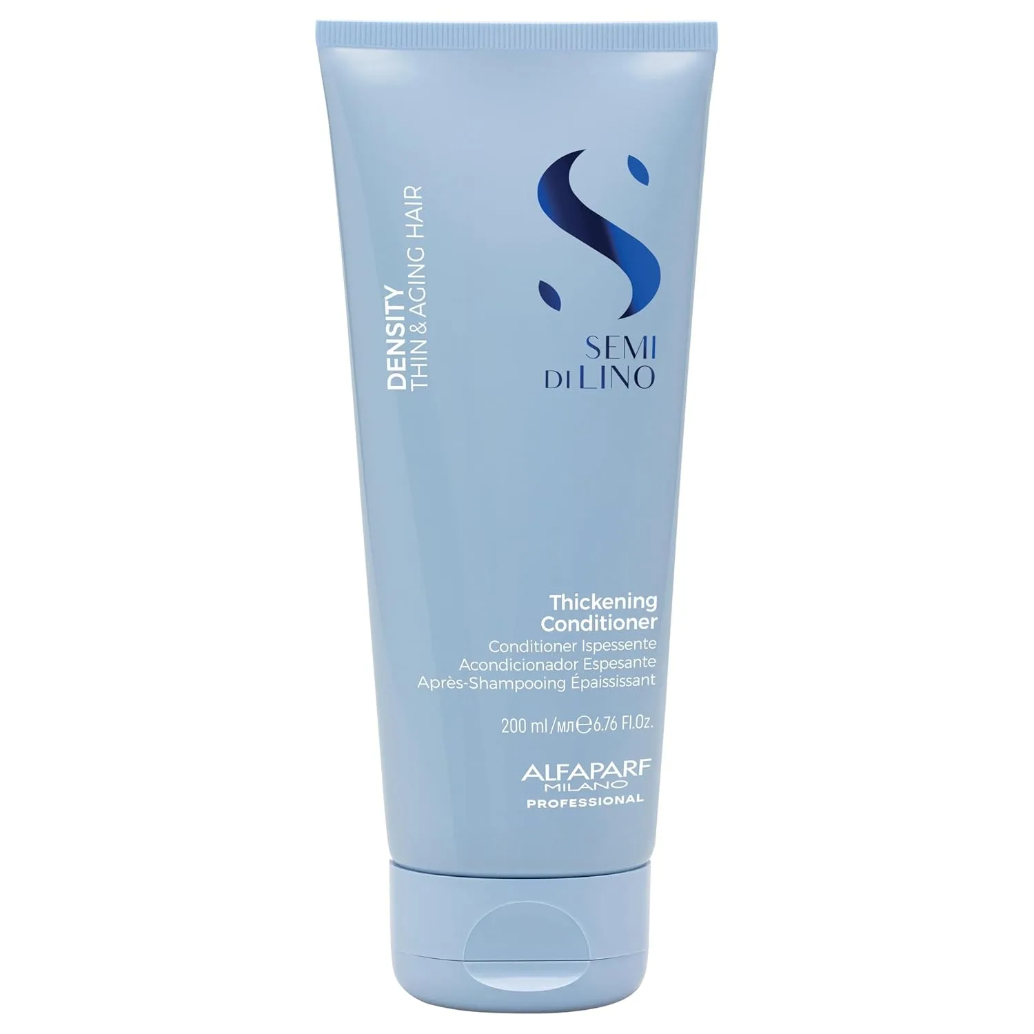ALFAPARF MILANO Semi di Lino Density Thickening Conditioner - пептиды и амино кислоты для тонких и редких волос, разглаживает, смягчает, придает объем и густоту 191.65 г (1 шт.)