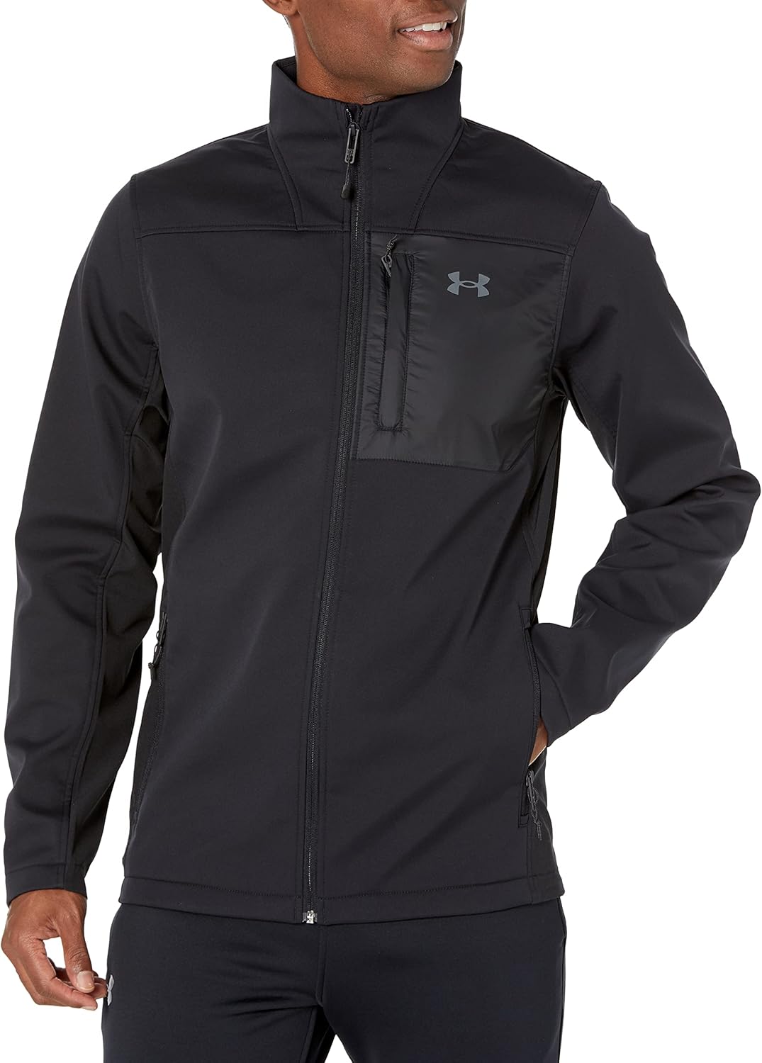

Мужская куртка Under Armour Coldgear Infrared Shield 2.0 Soft Shell, (001) Black/Pitch Gray