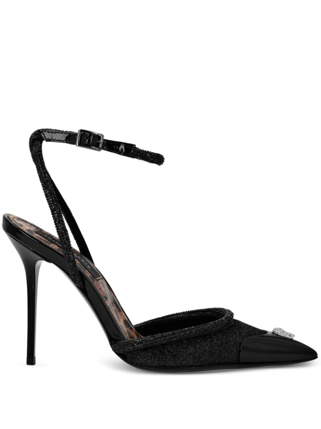 

Philipp Plein туфли Glitter Decollete, черный