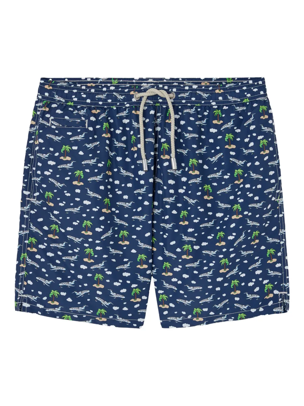 

Плавки-шорты с принтом по всей поверхности MC2 SAINT BARTH, синий