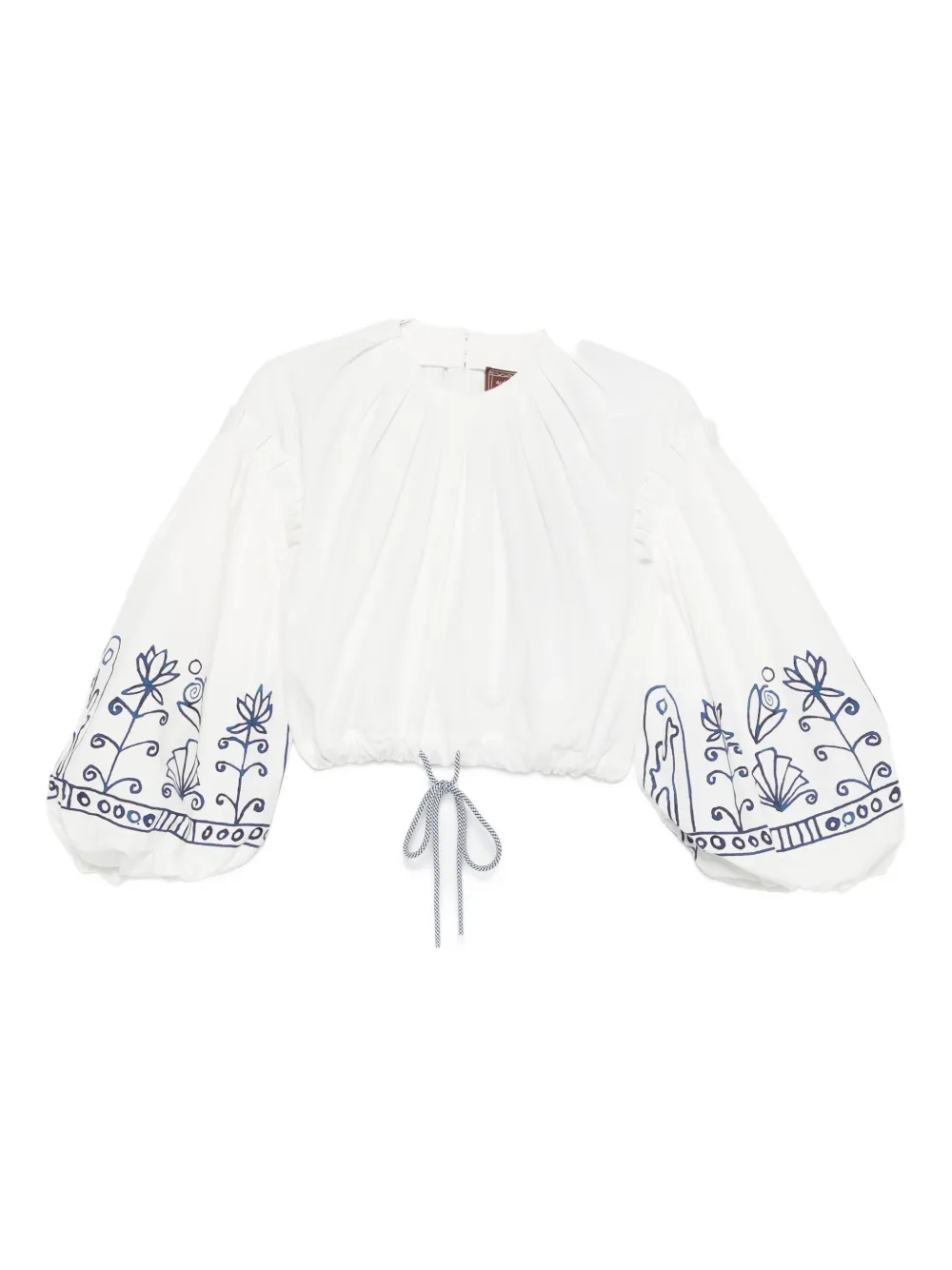 

Топ Leela с оборками и цветочным принтом Alemais, нейтральный