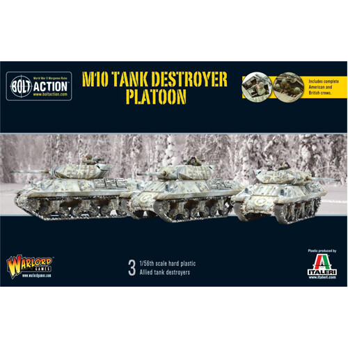 

Фигурки Us M10 Tank Destroyer Platoon Warlord Games