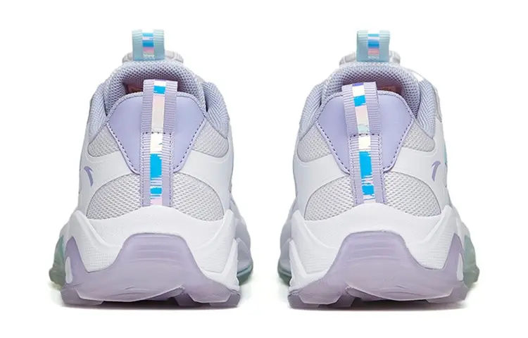 Кроссовки Anta kids Kids Lifestyle Shoes GS Low-top White/lilac — фото 4