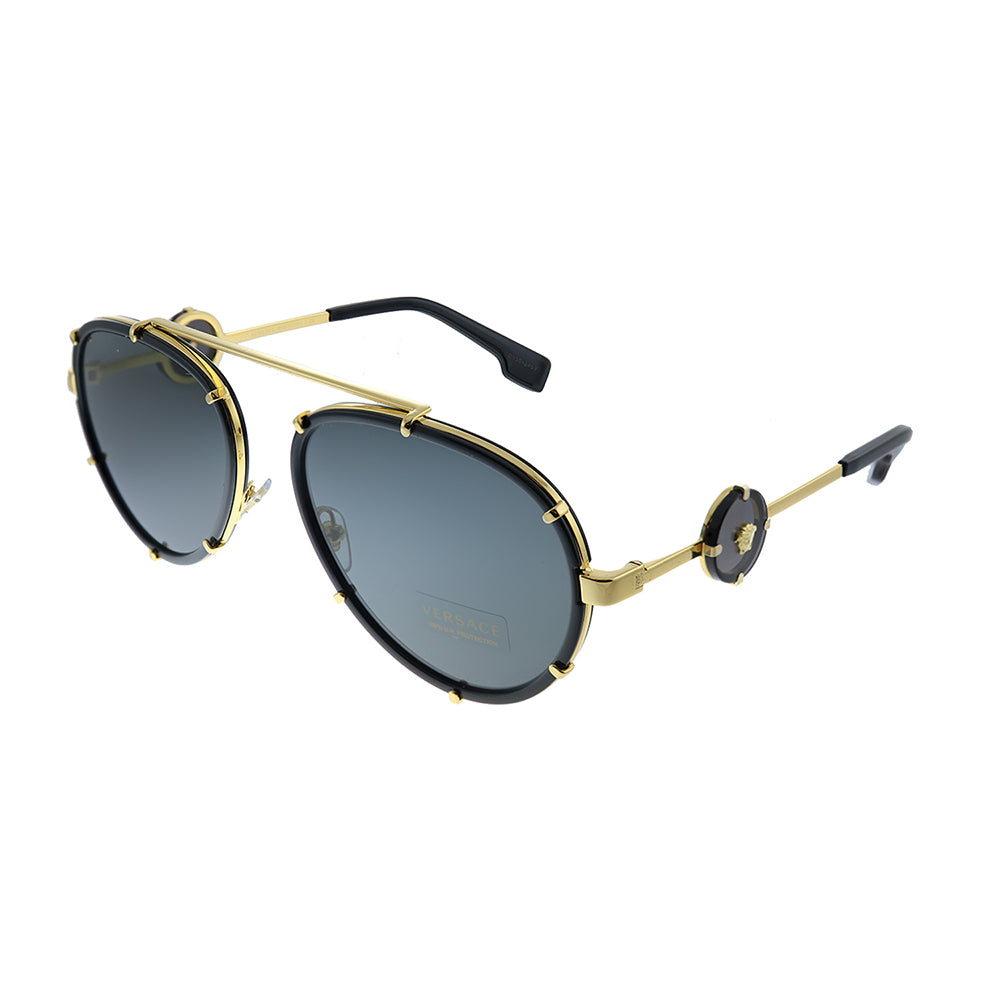 

Versace VE 2232 143887 Женские солнцезащитные очки-авиаторы, черный