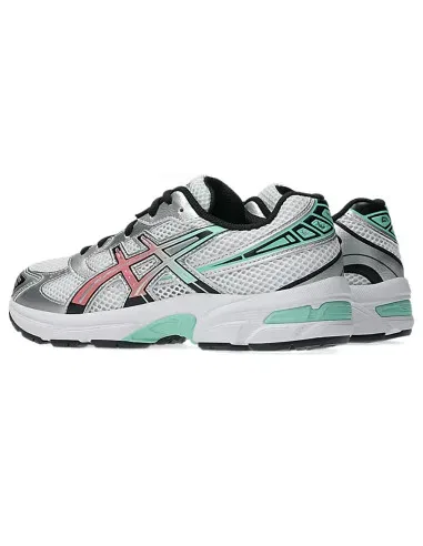 Кроссовки GEL-1130 Asics, бело-зеленый — фото 3