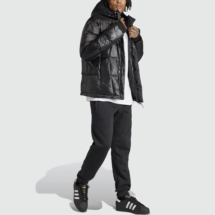 Куртка Adidas Originals Down Puffer, черный — фото 3