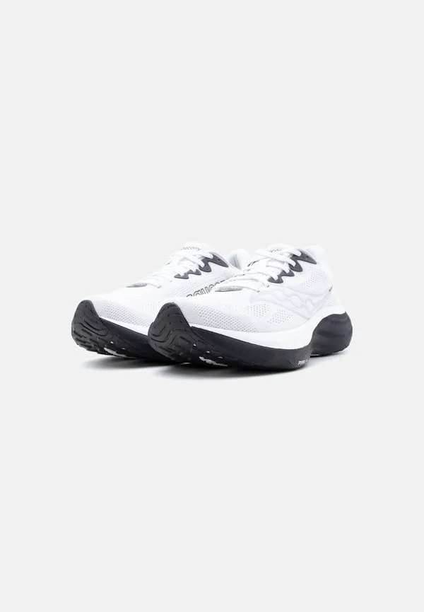 Кроссовки для бега по шоссе ride 19 Saucony, White/Black — фото 2