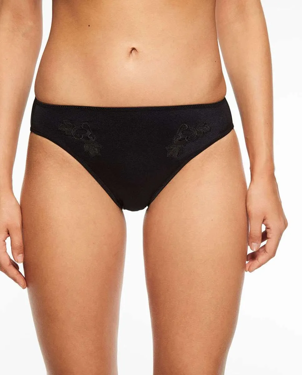 

Классические трусики с гипюром Hedona line Chantelle, чёрный