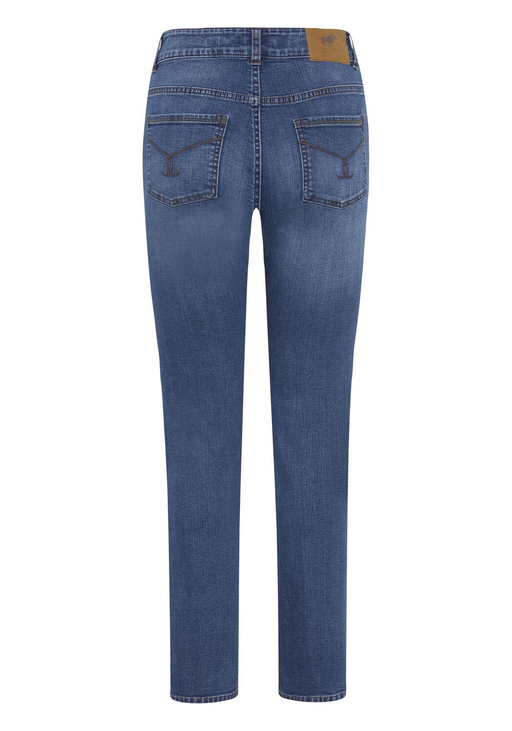 

Джинсы с легкой стиркой и стрейчем POLO SYLT, цвет Medium Blue