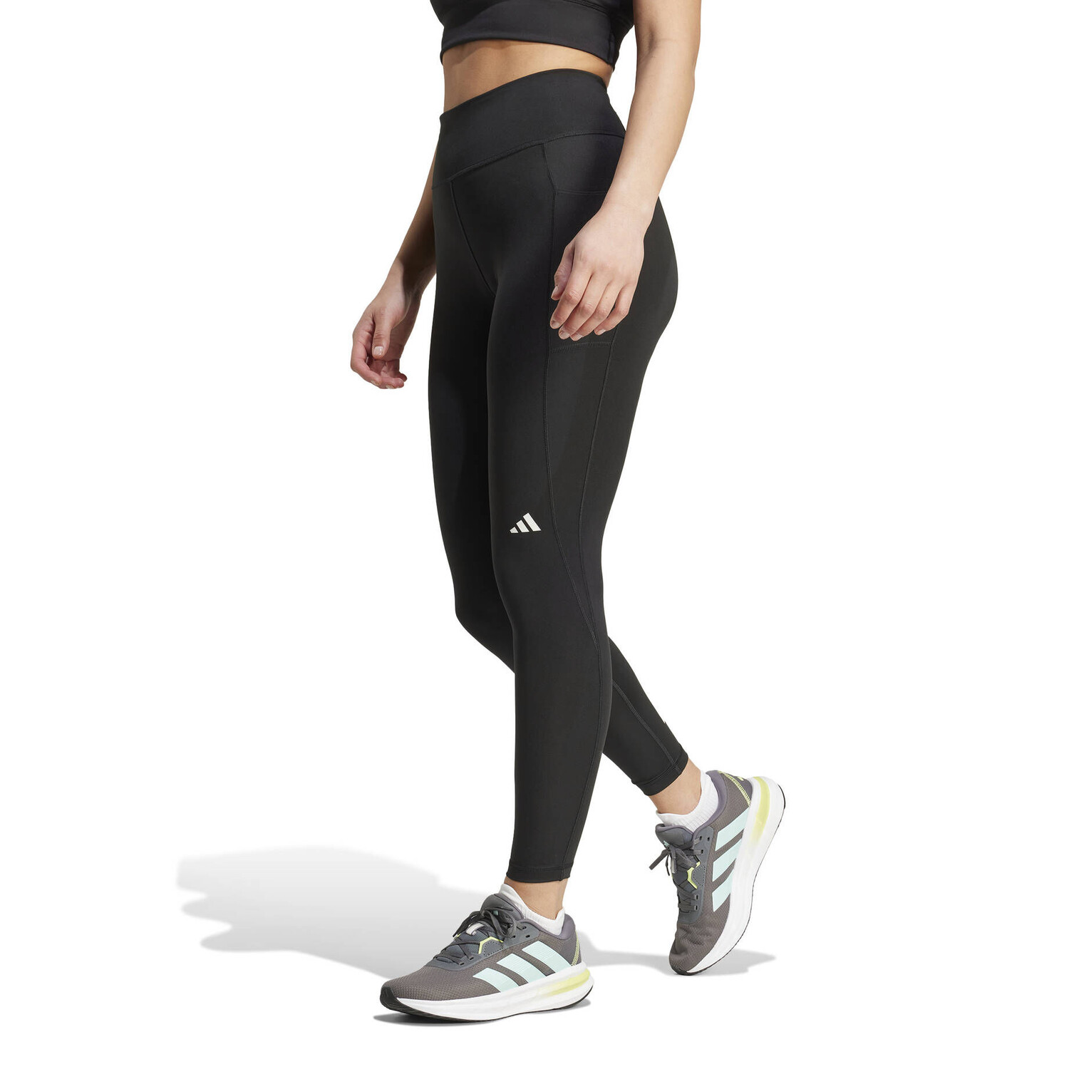 Леггинсы для бега — залог успеха Adidas Performance, черный — фото 3